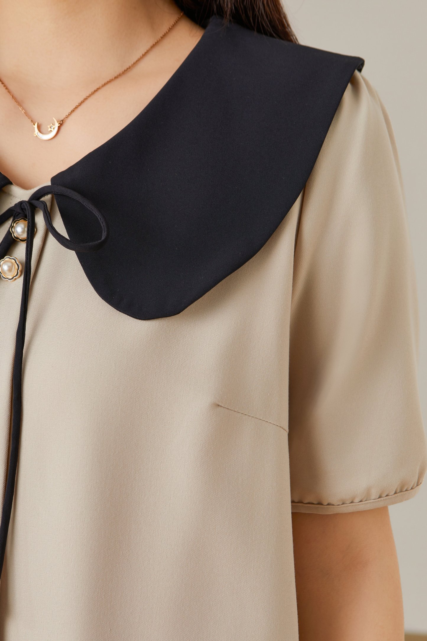 Doll Collar Tie Dress DXQ0725