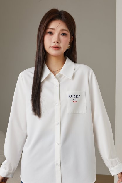 Cartoon Print Shirt Cardigan Top ECA2587