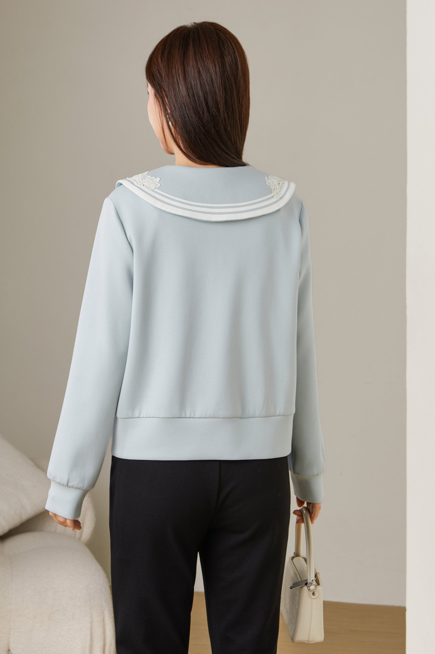 Lace collar jacket ECW2593