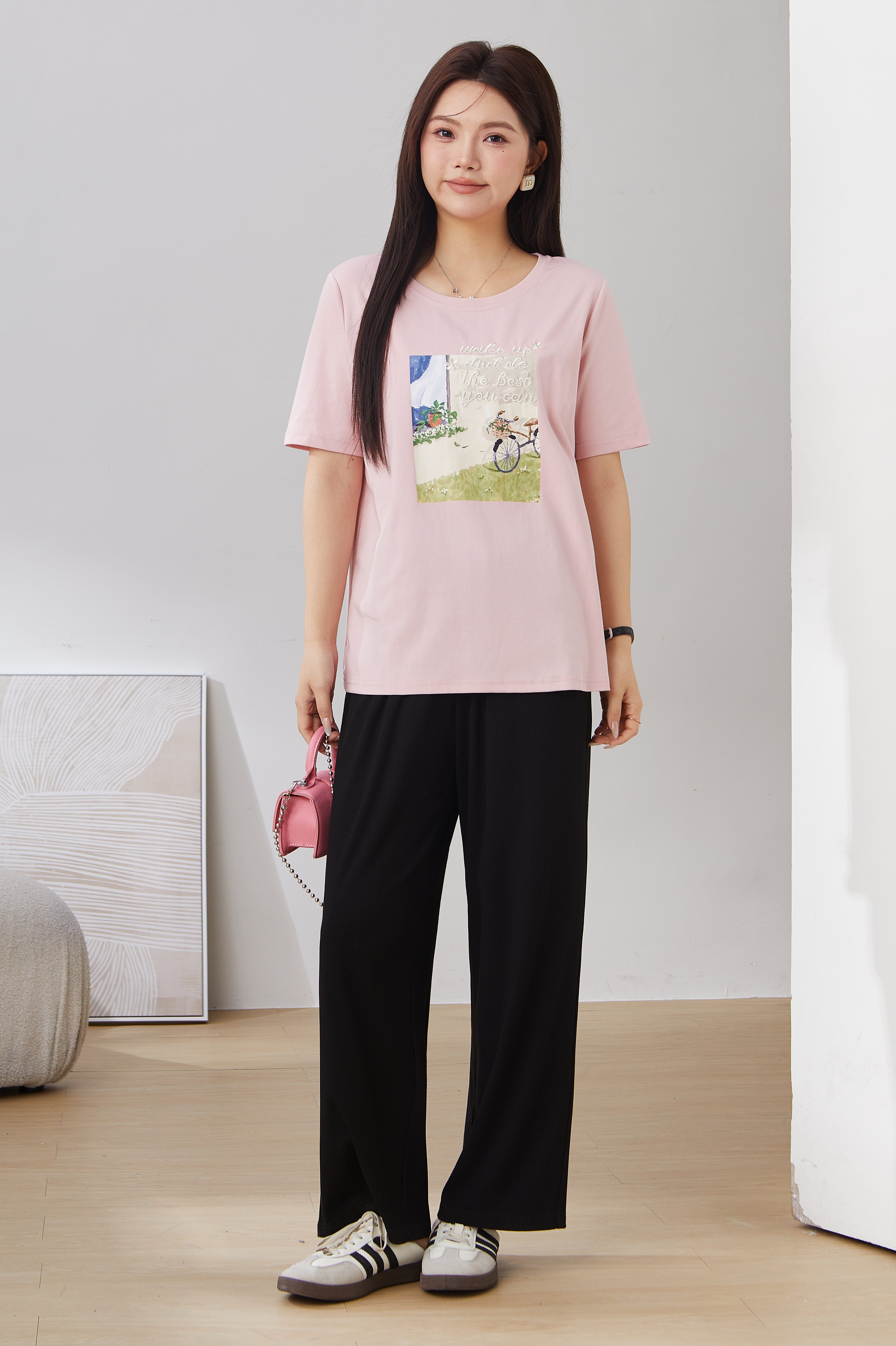 Retro Casual Map T-shirt Dxz1336