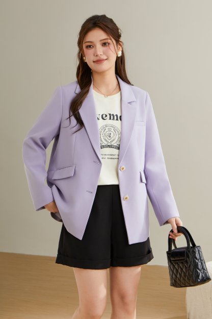 Double Button Notch Lapel Blazer DDW1953