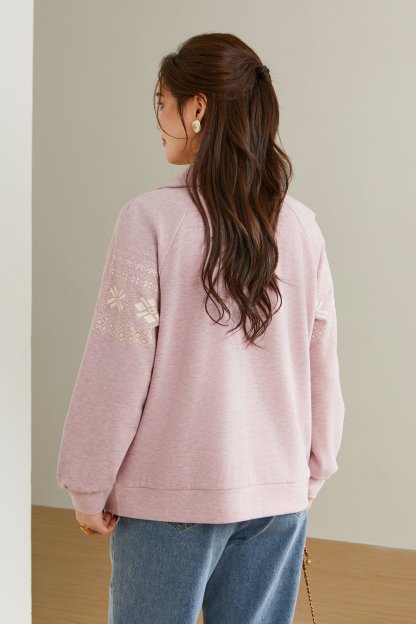 Lapel Printed Thin Jacket DDZ2159