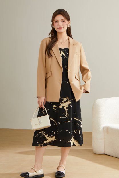 Double Button Notch Lapel Blazer DDW1953