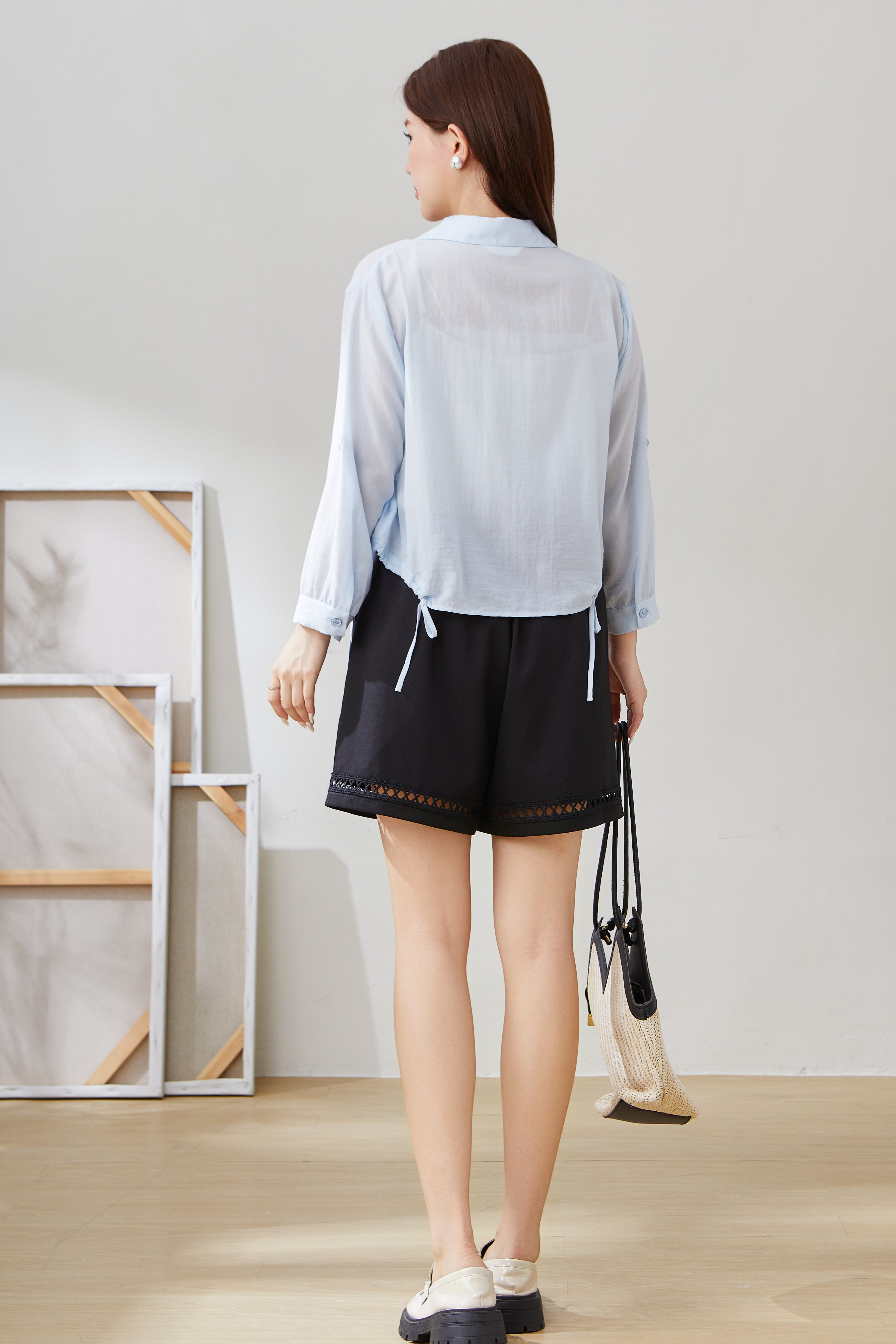 Lyocell Clear Sunscreen Shirt EXA5539