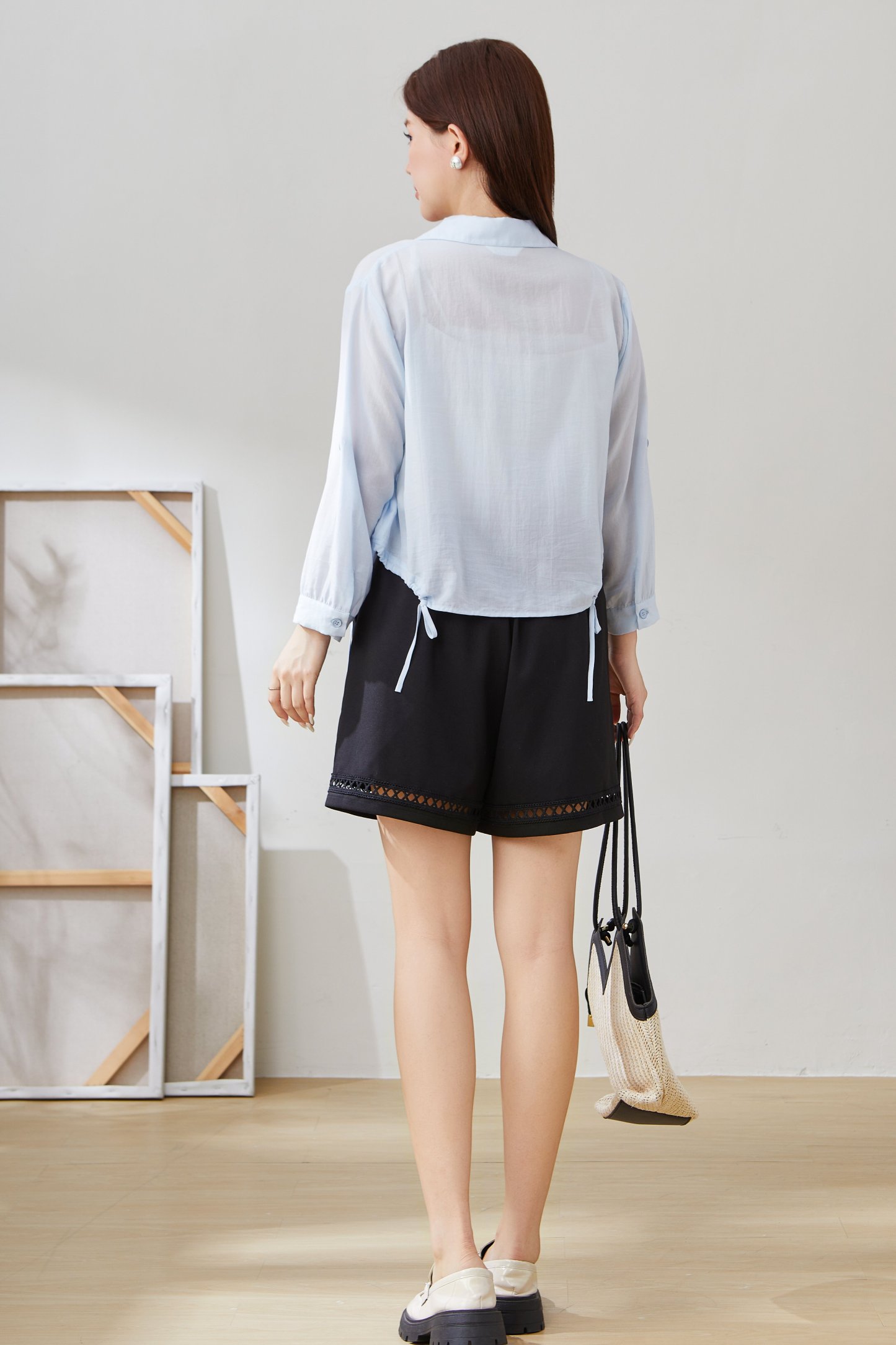 Lyocell Clear Sunscreen Shirt EXA5539