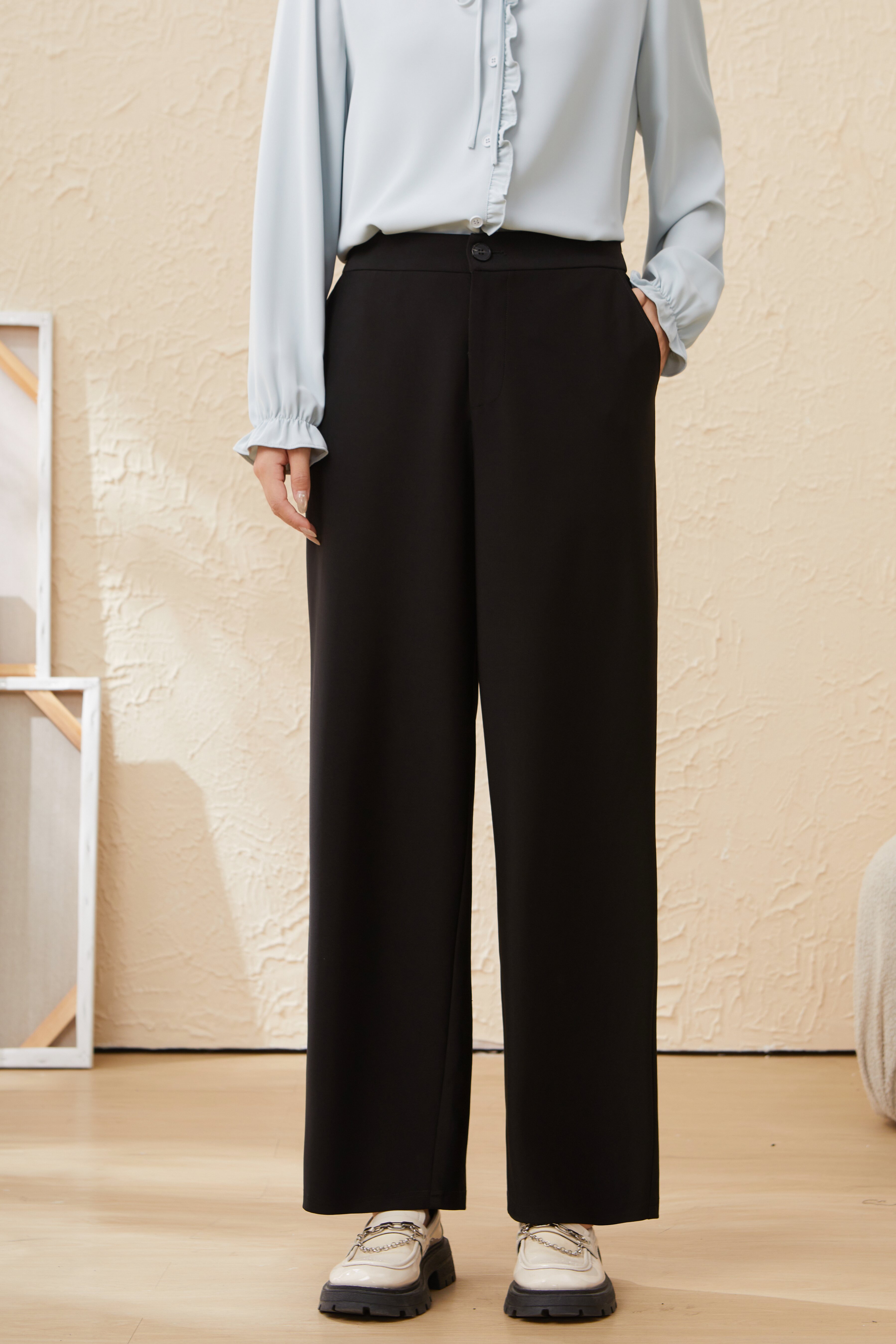 High-waisted Slimming Versatile Pants EDK5756