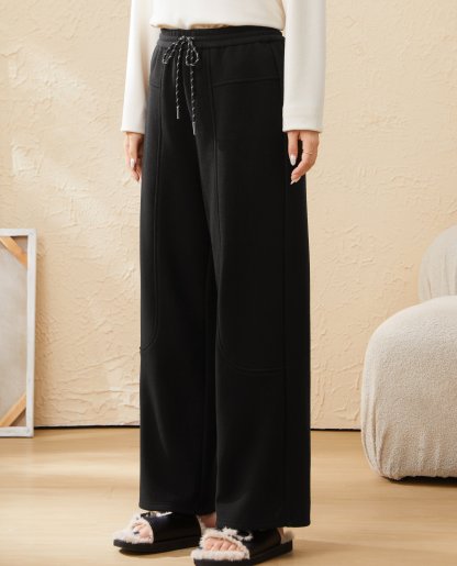 Winter Thickened Ribbed Casual Pants EDK5901N