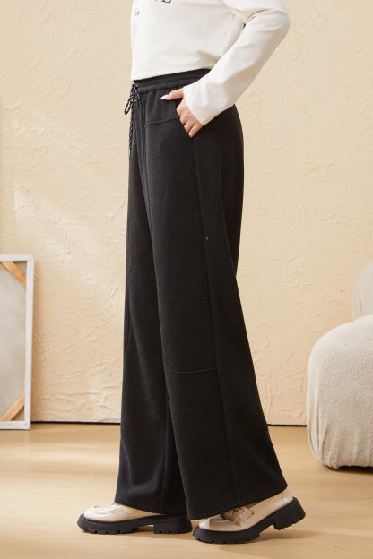 Winter Thickened Ribbed Casual Pants EDK5901N