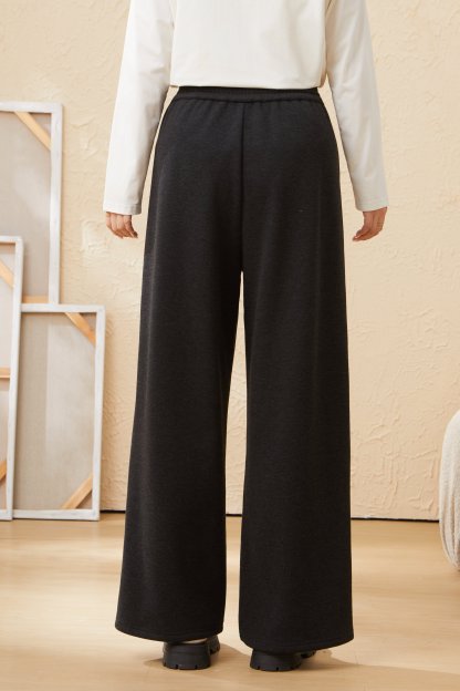 Winter Thickened Ribbed Casual Pants EDK5901N