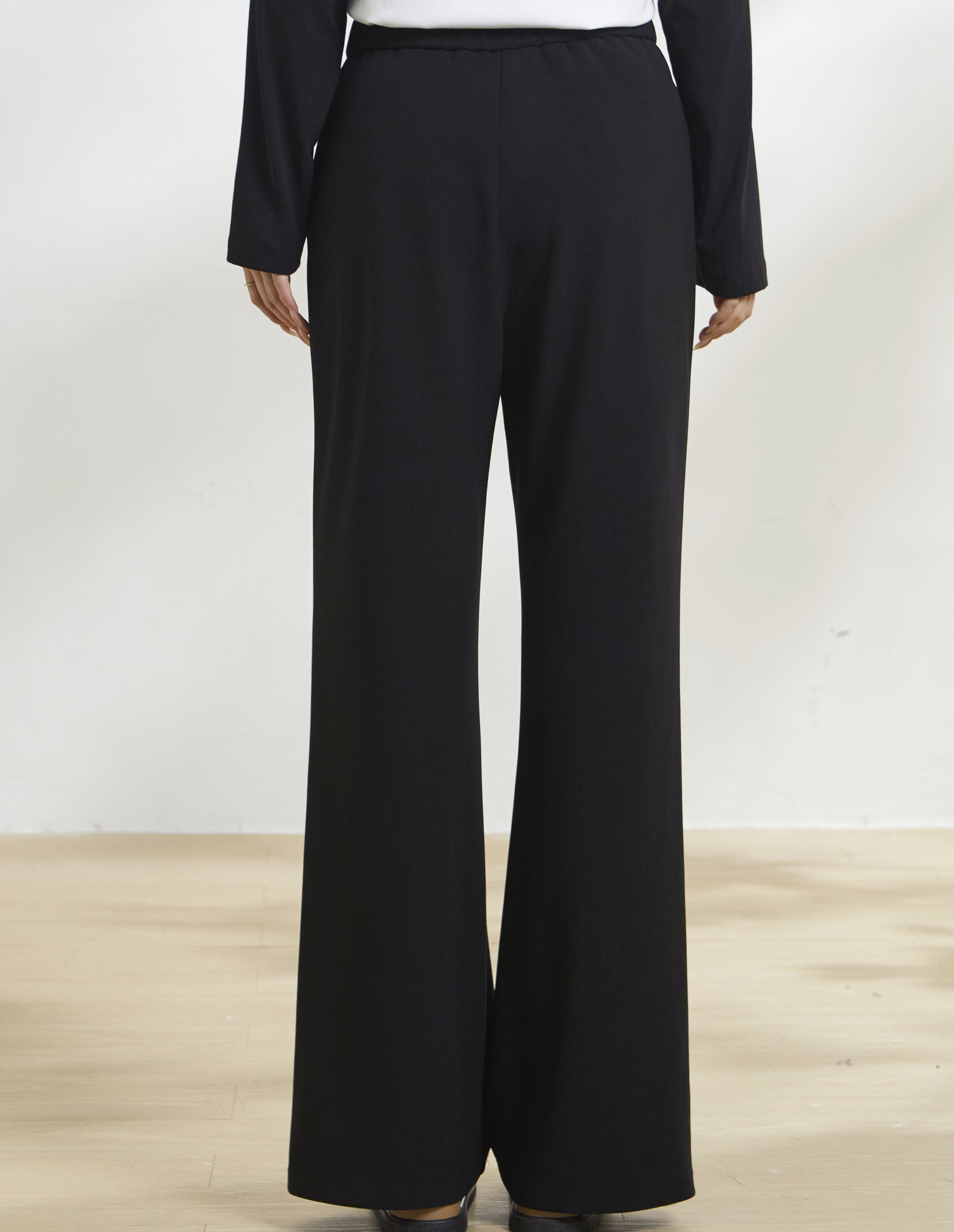 Slightly flared casual loose slimming wide-leg pants FCK6862