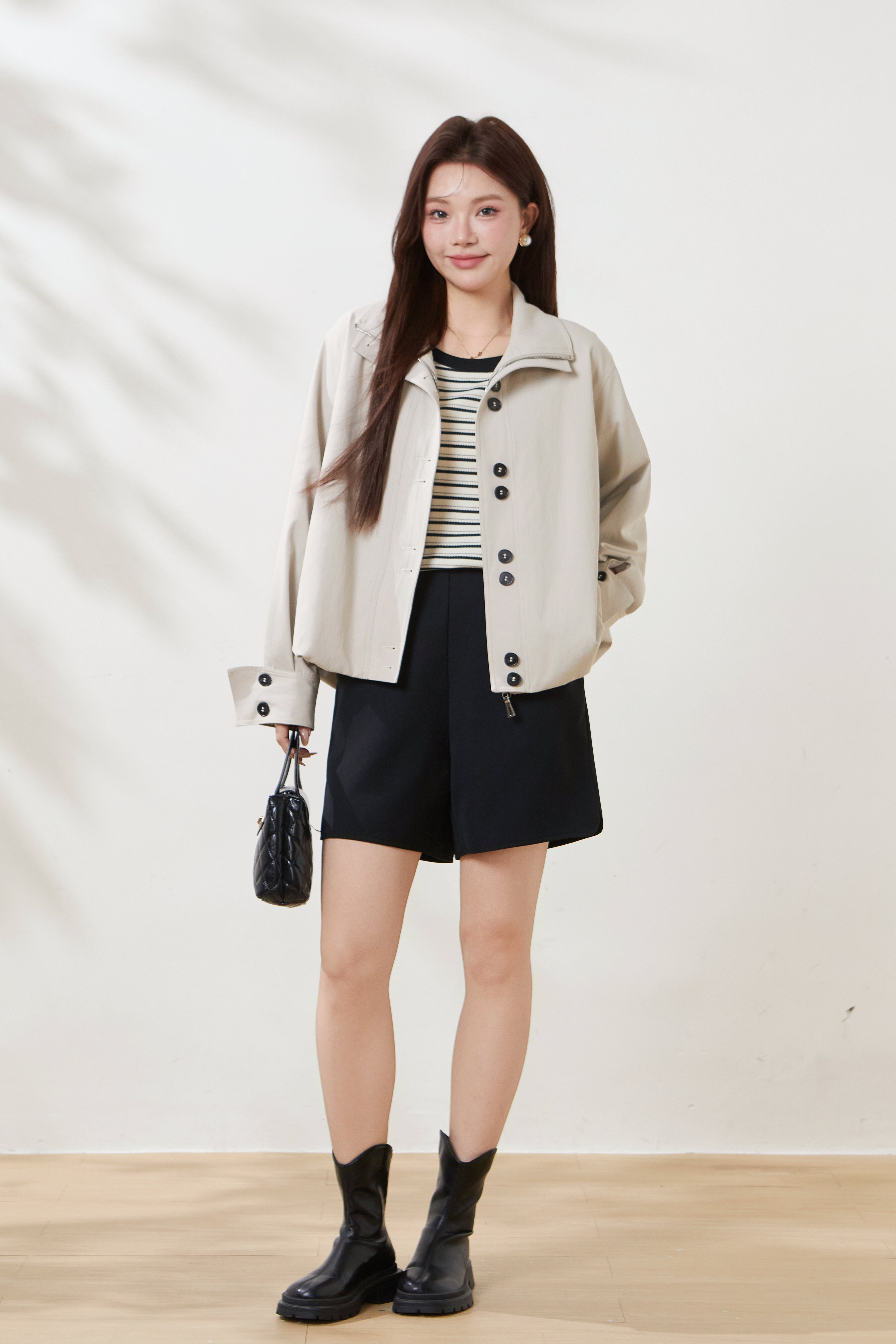 Casual Loose-Fit Tunic Coat FCW6933