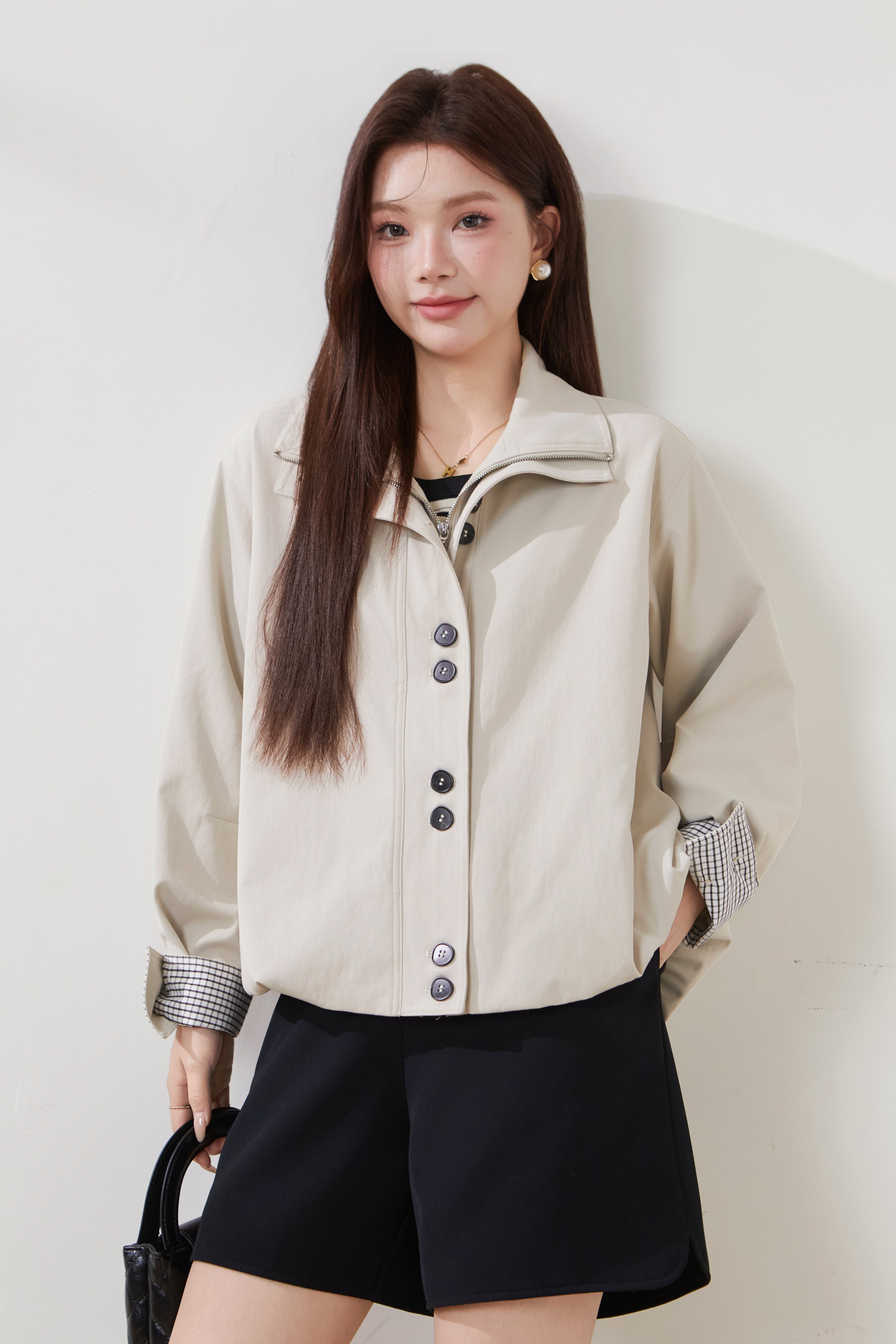 Casual Loose-Fit Tunic Coat FCW6933