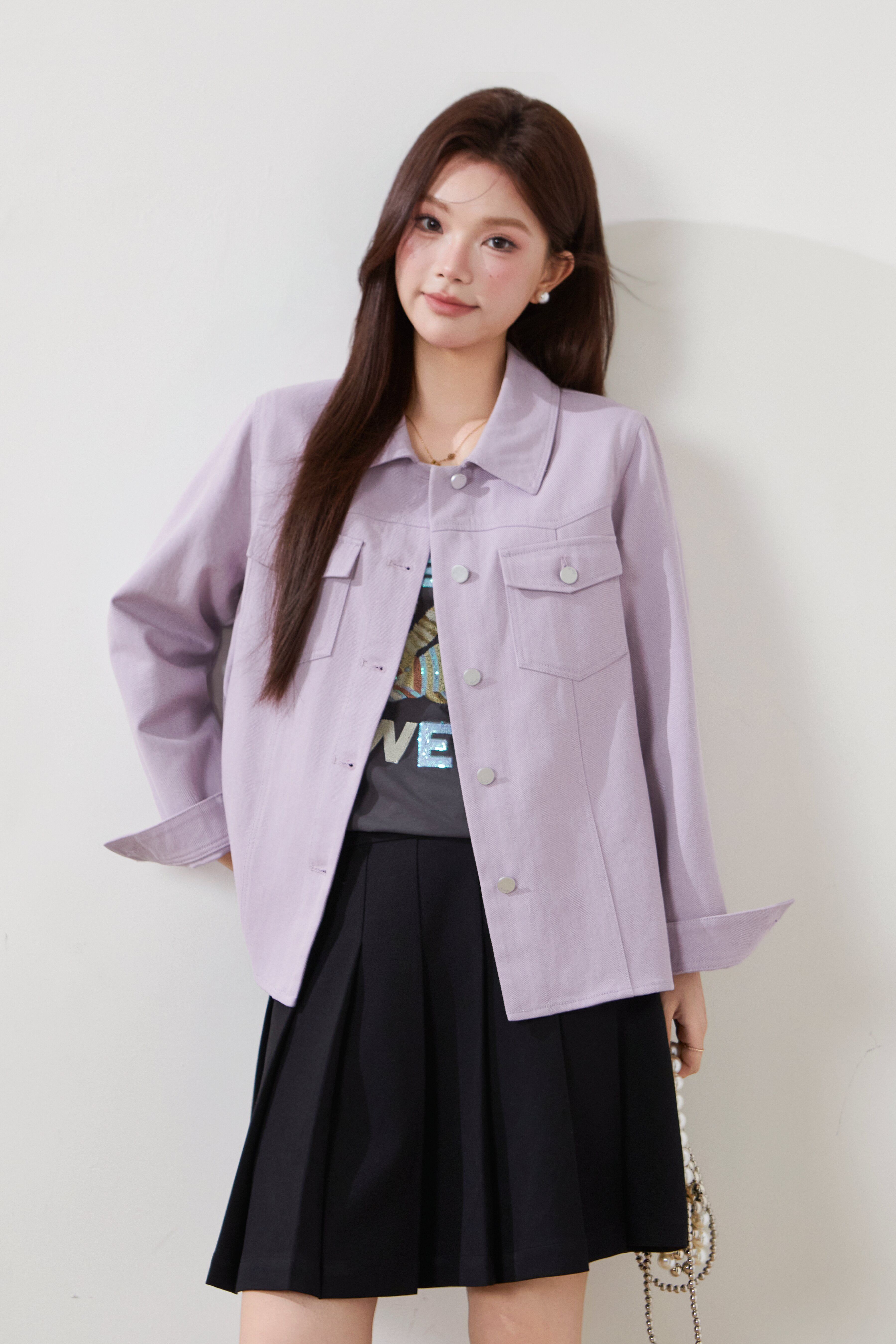 Casual jacket, loose-fitting thin coat FCW5595