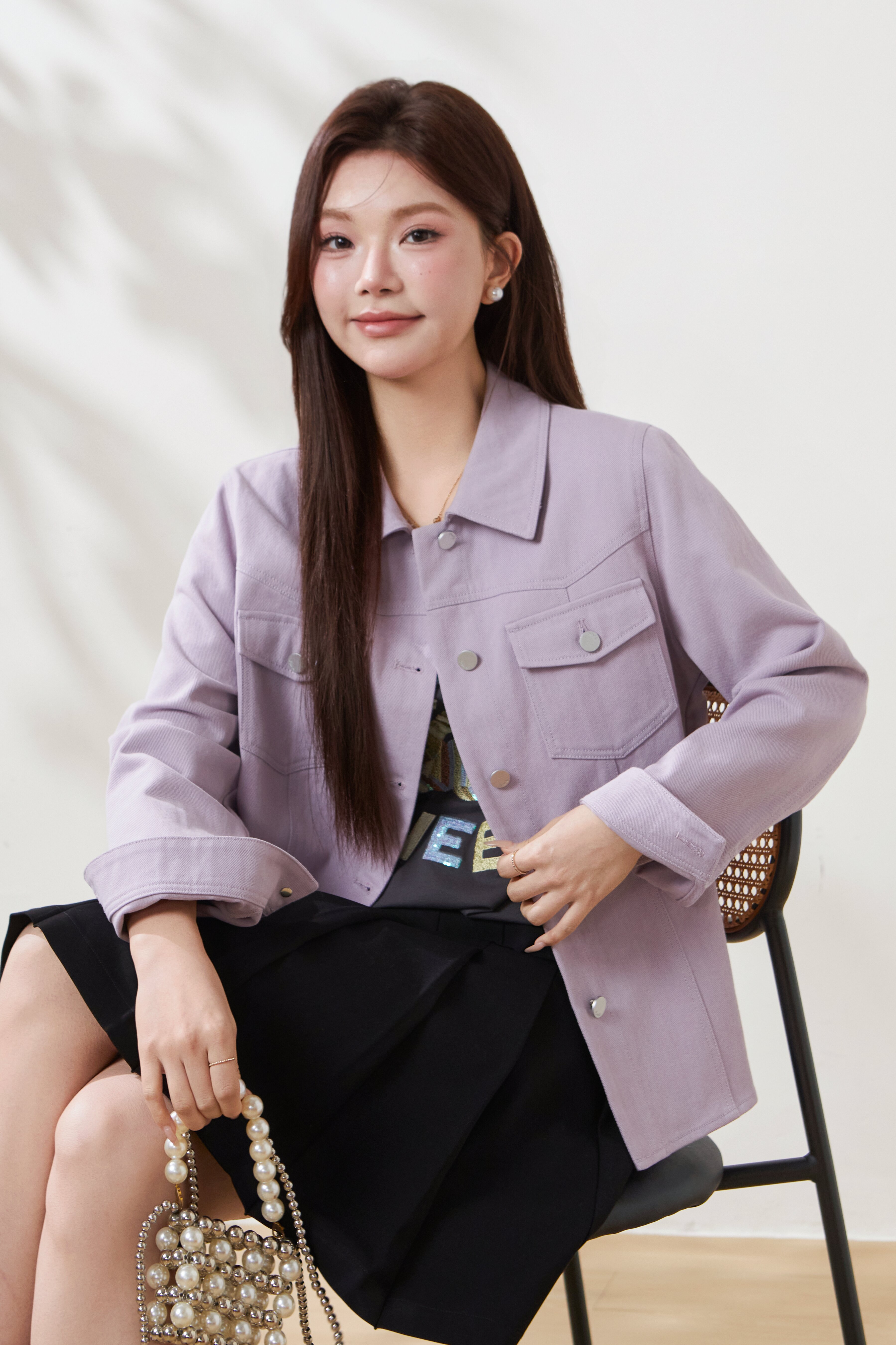 Casual jacket, loose-fitting thin coat FCW5595