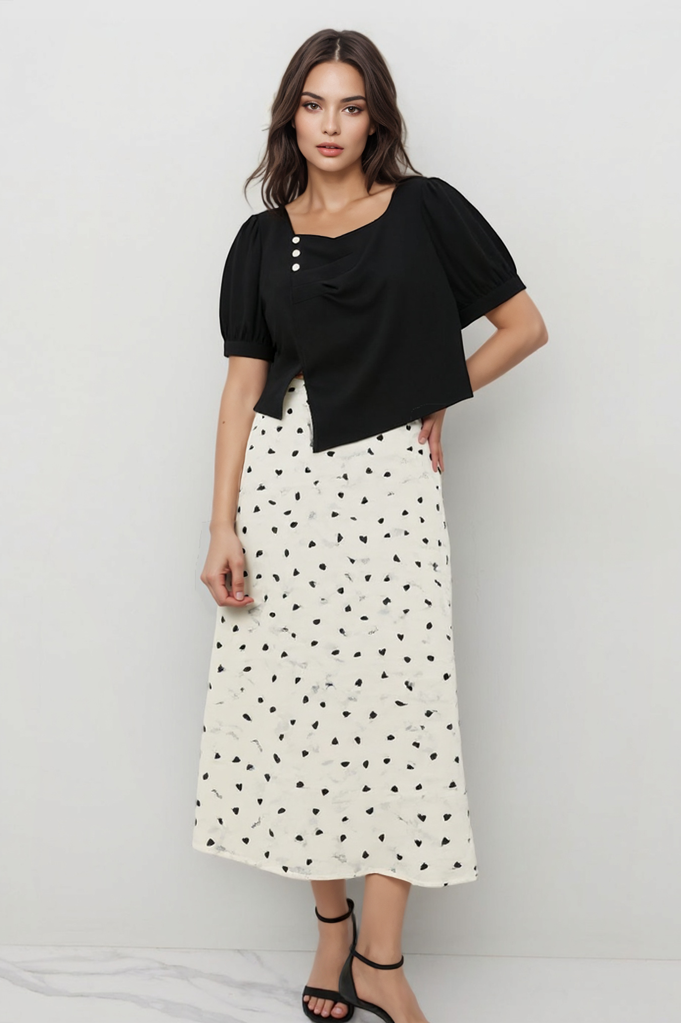 Fake Two-Piece Patchwork Dress CXQ0569