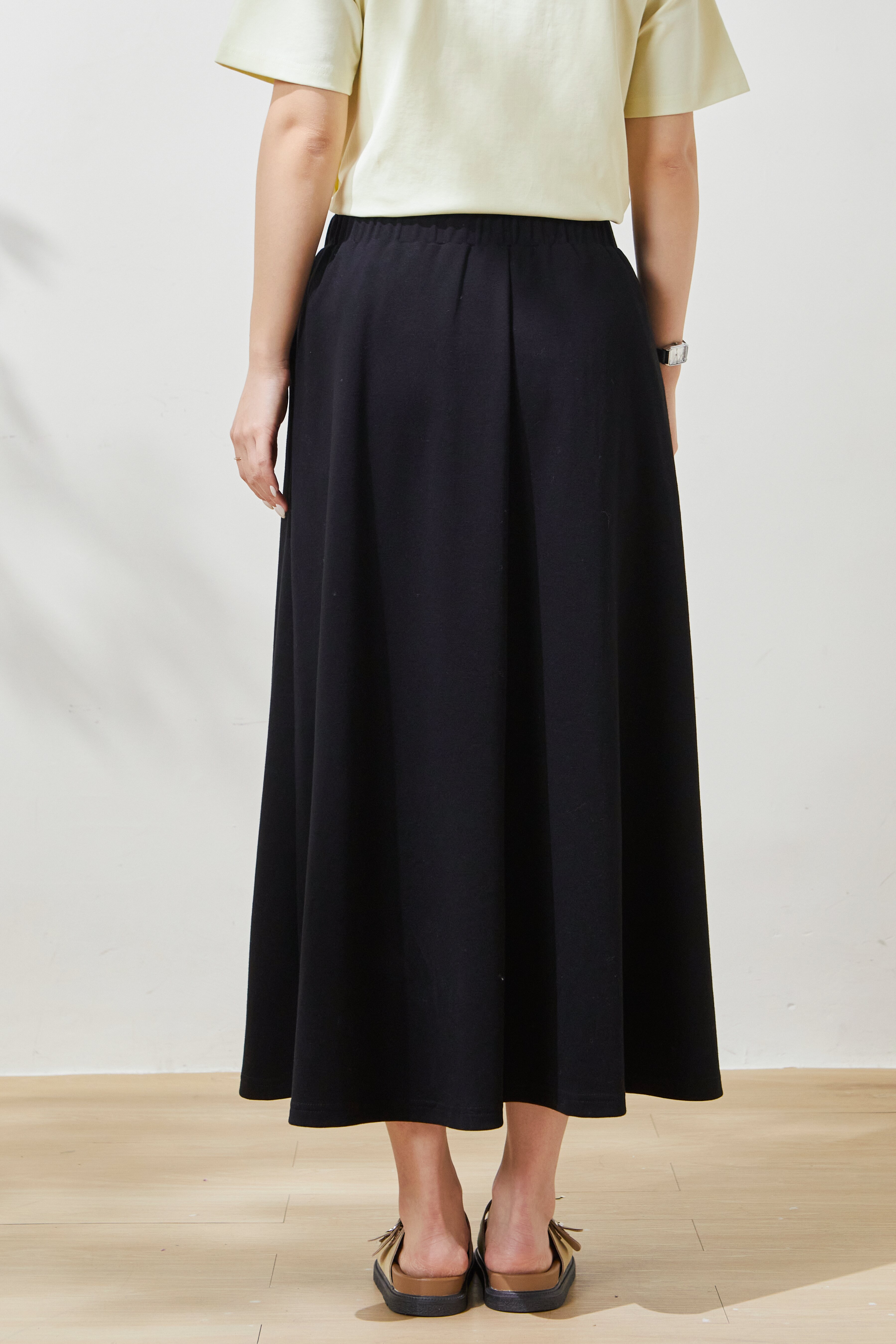 High-waisted slimming versatile long skirt FXBQ7093