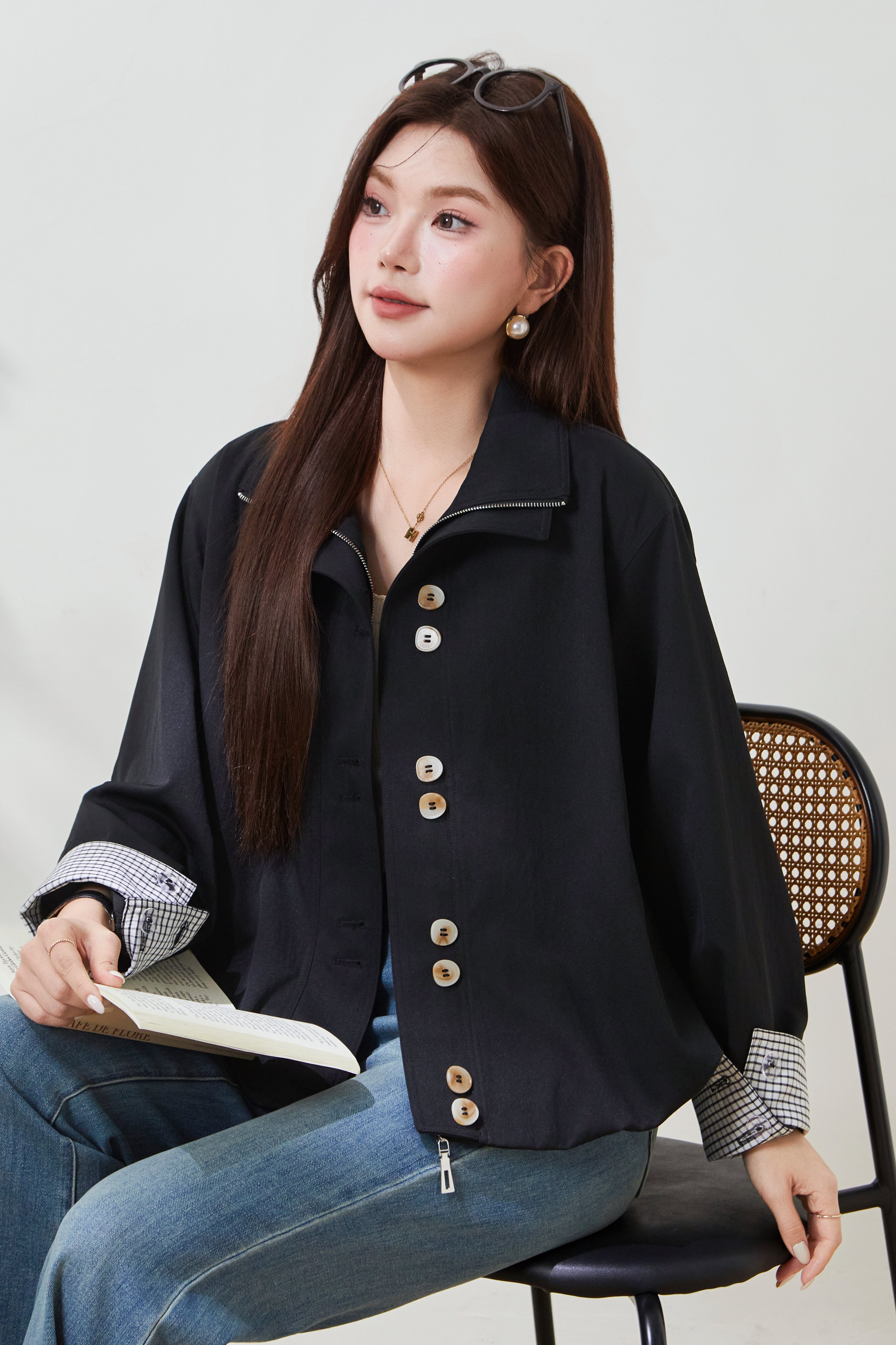 Casual Loose-Fit Tunic Coat FCW6933