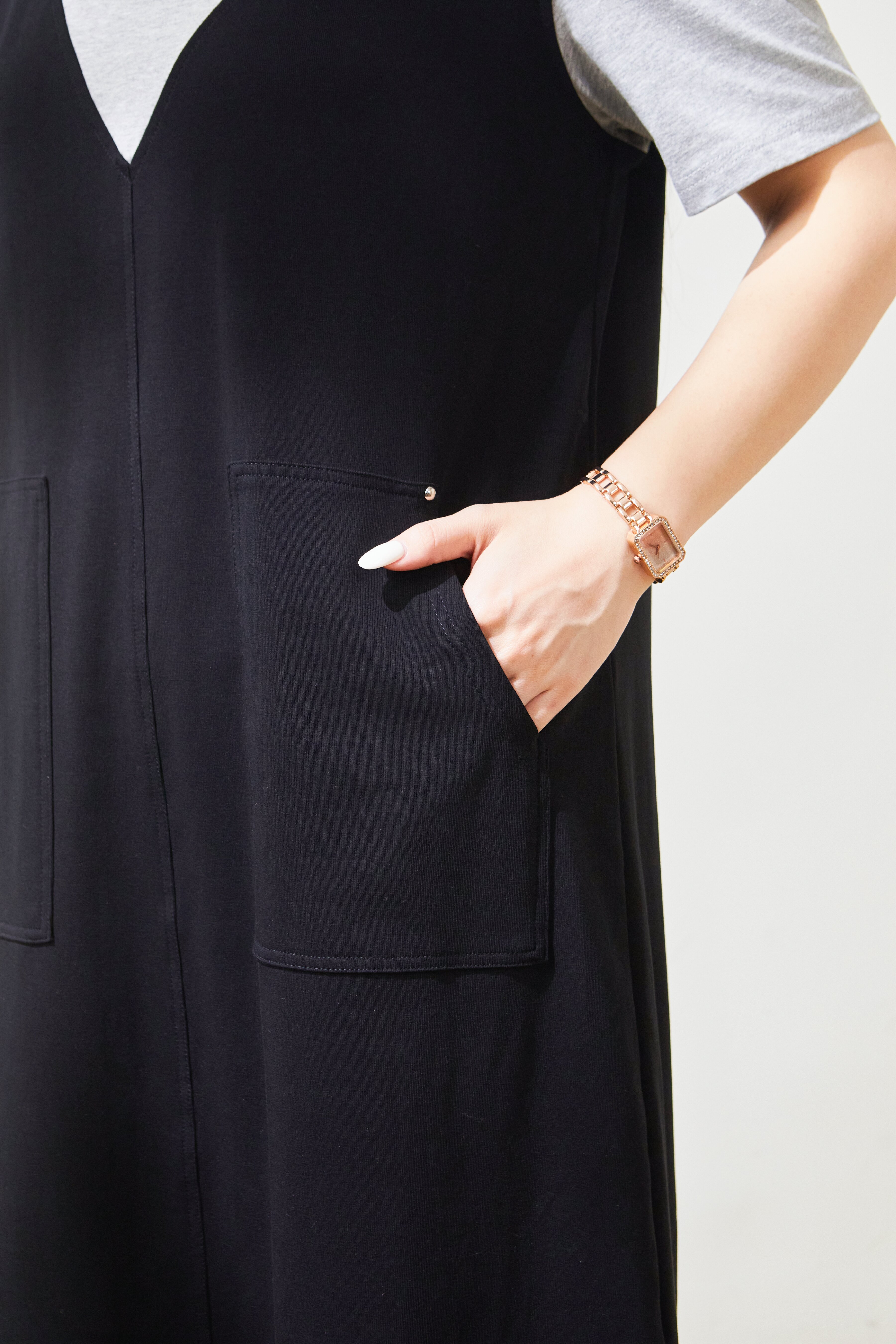 Color blocking patchwork dress FXQ9017
