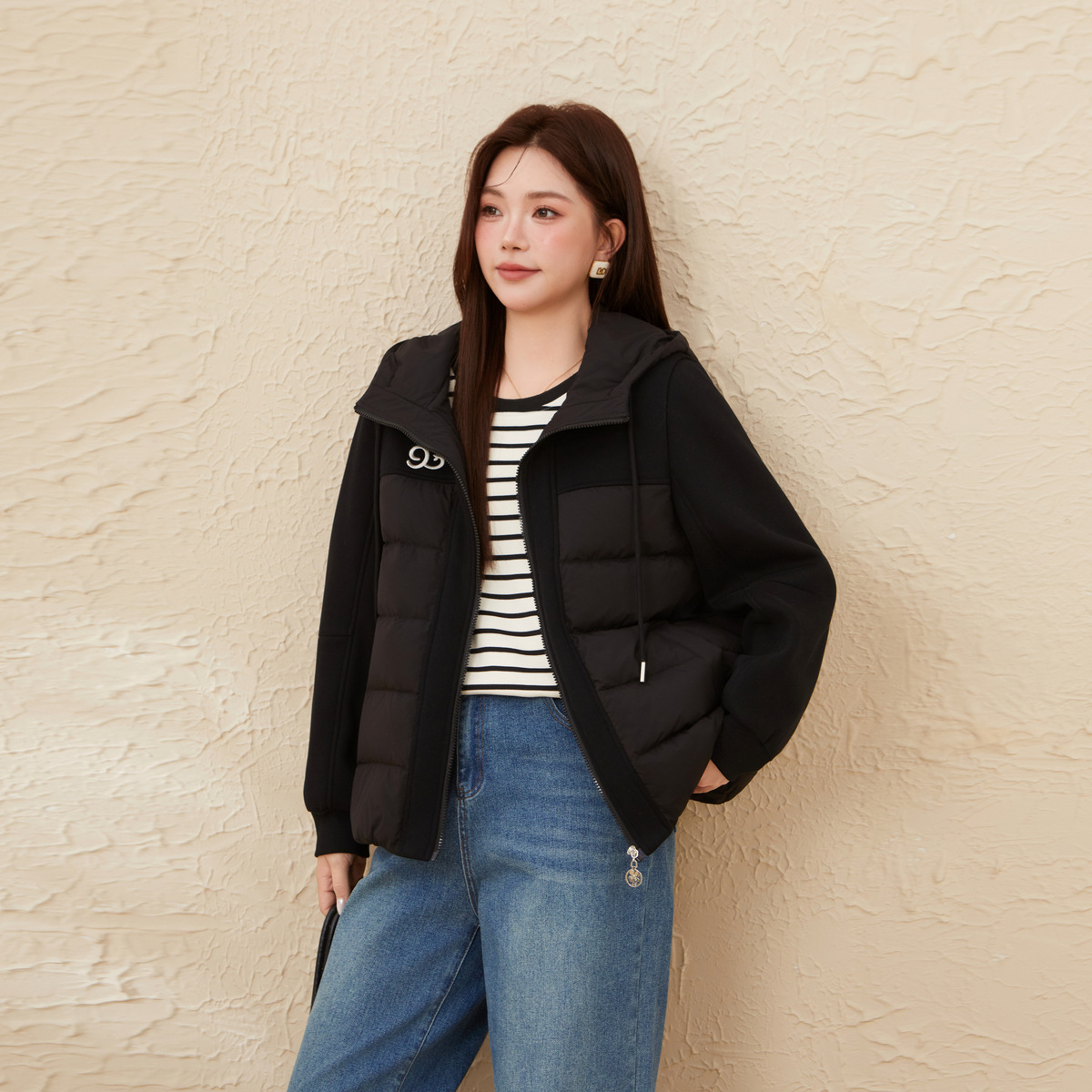 Sports casual Hooded Lightweight Down Jacket EDY5896N