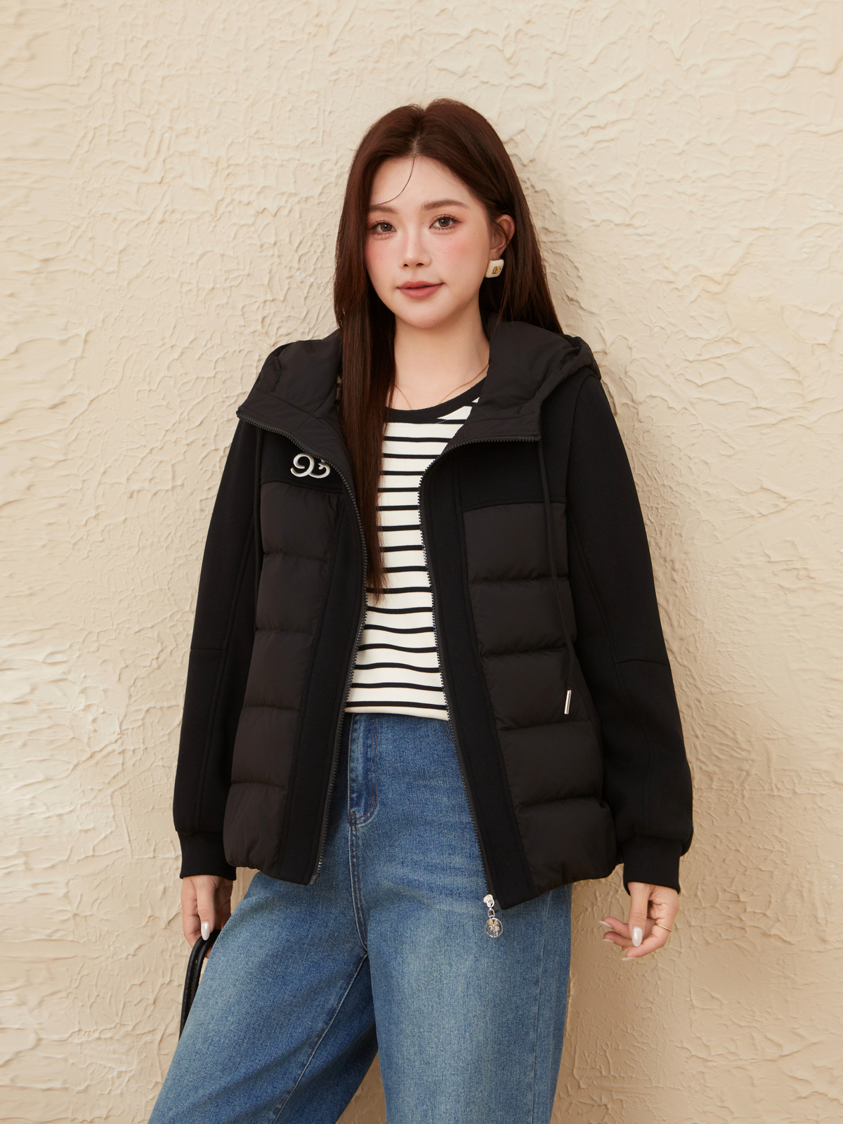 Sports casual Hooded Lightweight Down Jacket EDY5896N