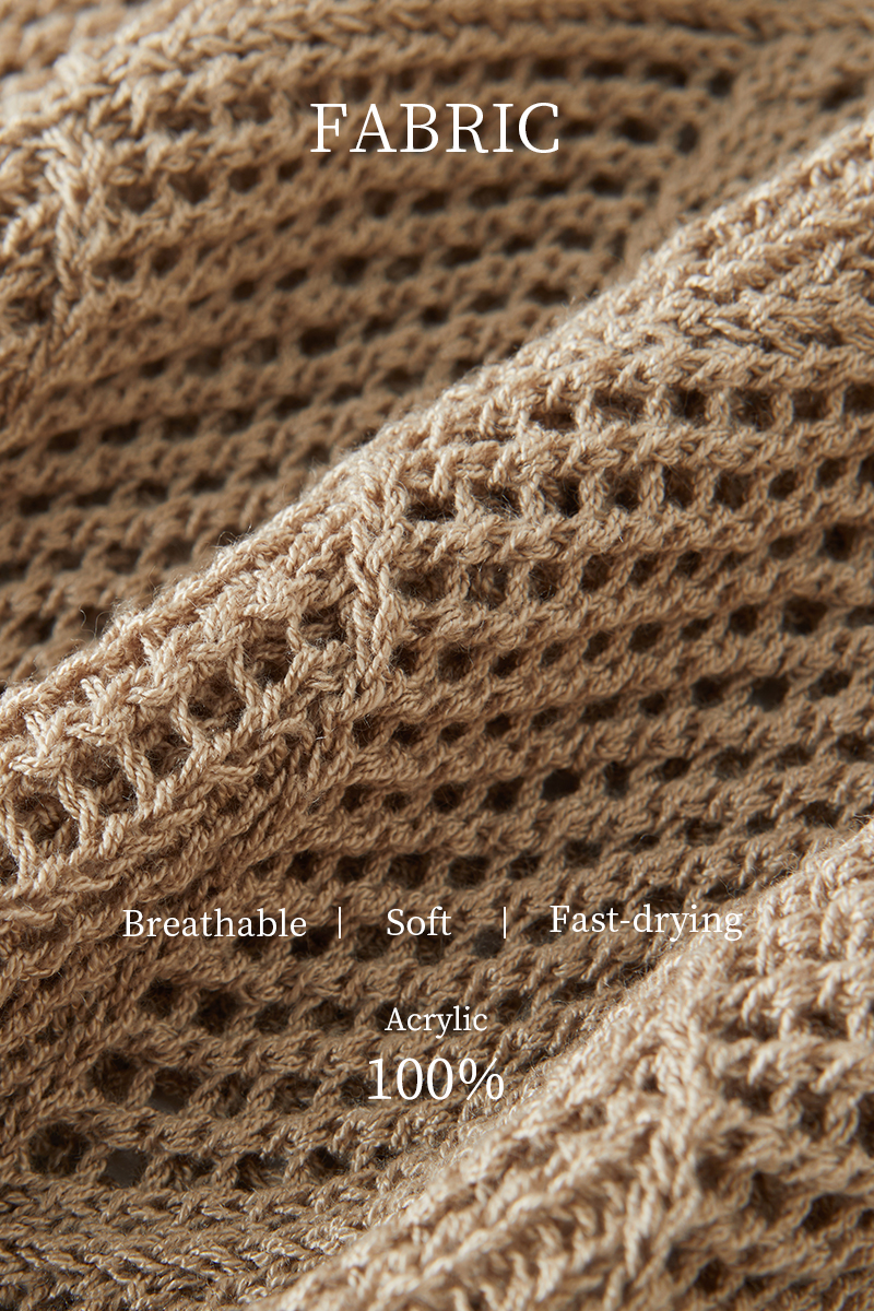 Round Neck Hollow Sweater DDMY1899