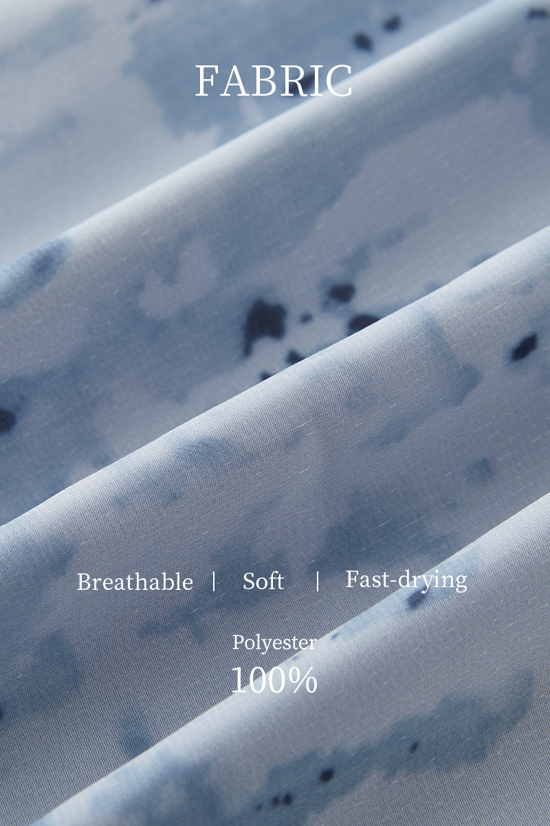 Ink Wash Chinese Style Button Dress DXQ1790