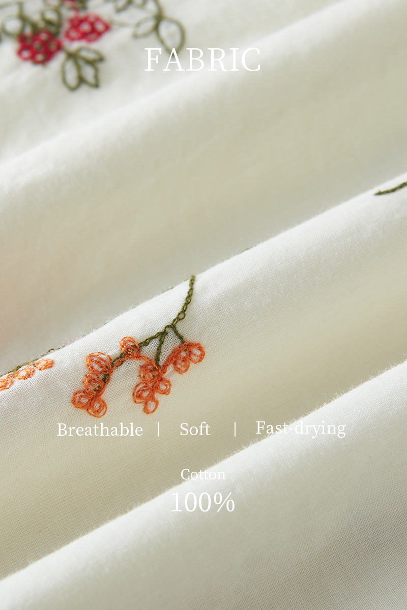 Embroidered Floral Dress DXQ1898