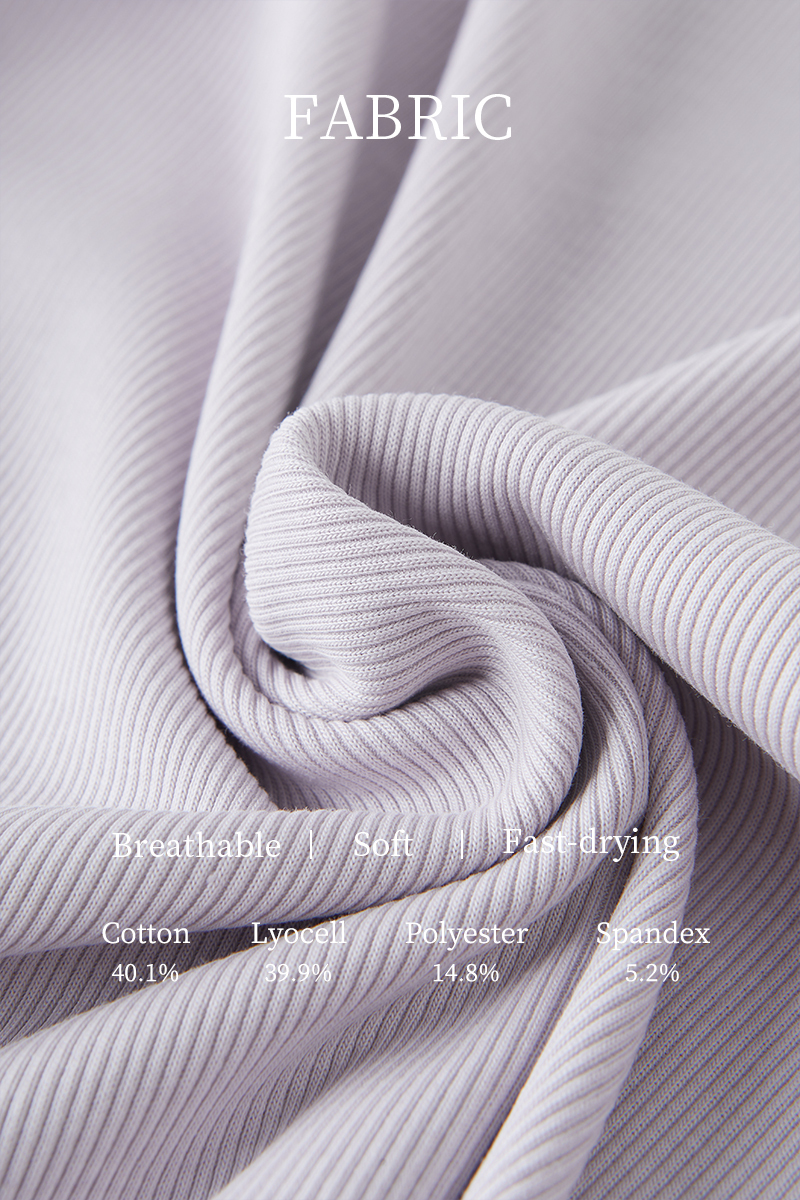 SEA Pleated Waist Tencel Cotton Top EXZ5068