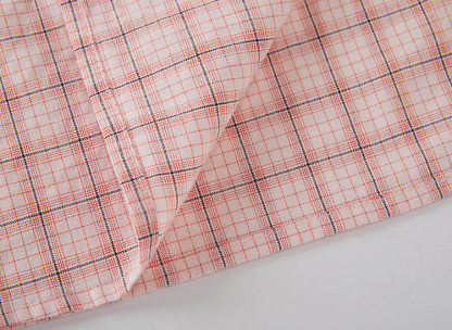 Square-necked floral-patterned shirt with ruffle edges FXA7200