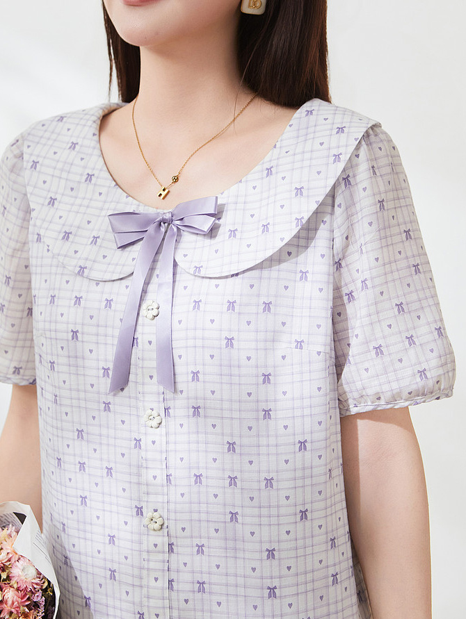 Summer dopamine slim floral cake dress FXQ9060N