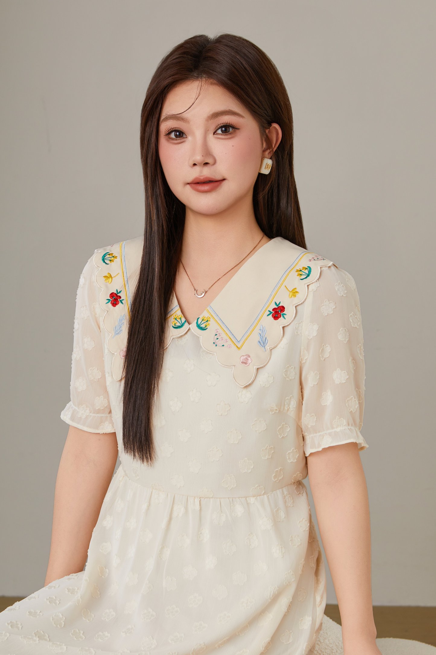 French Style Doll Collar Dress DXQ1512