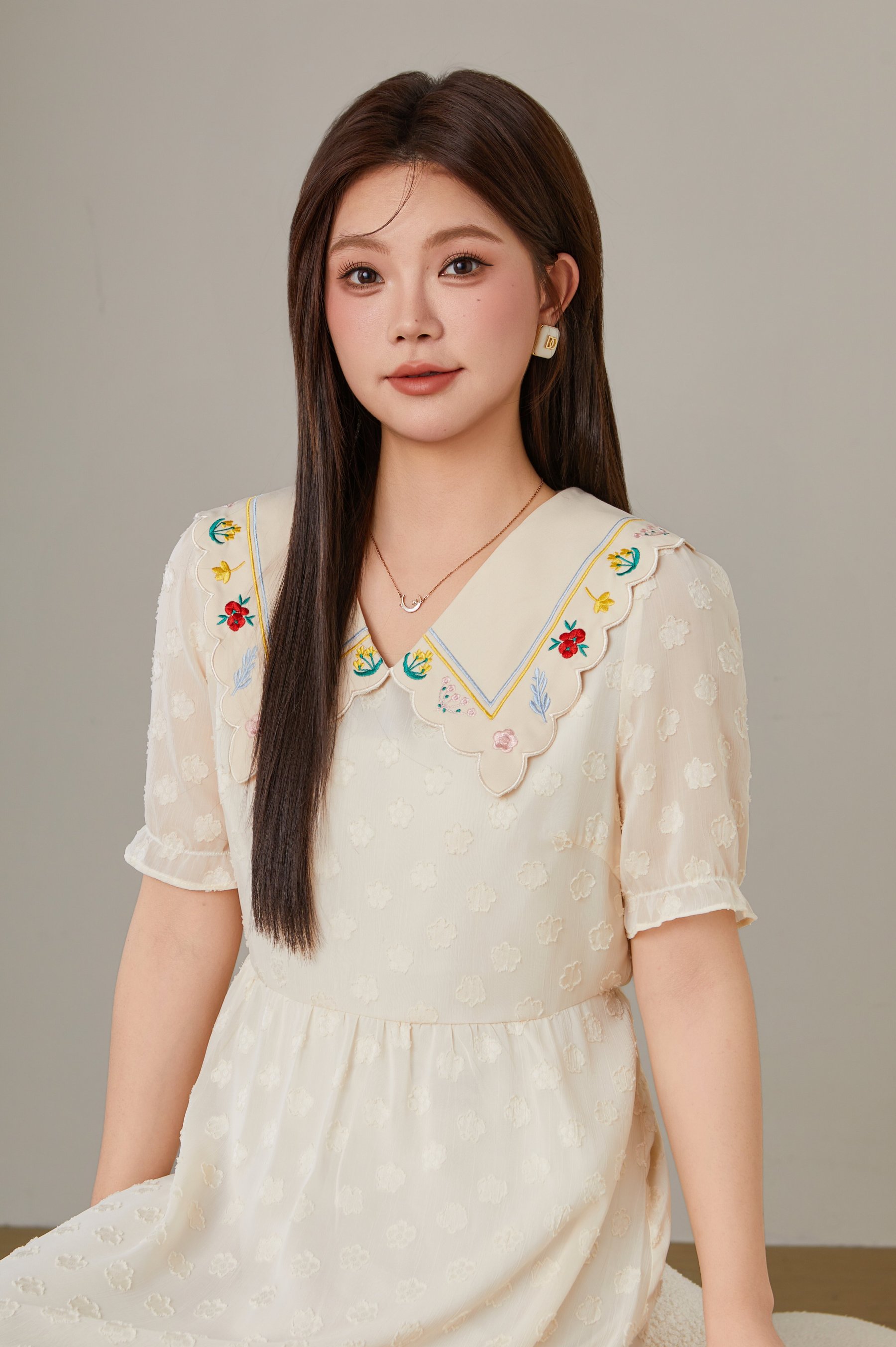 French Style Doll Collar Dress DXQ1512