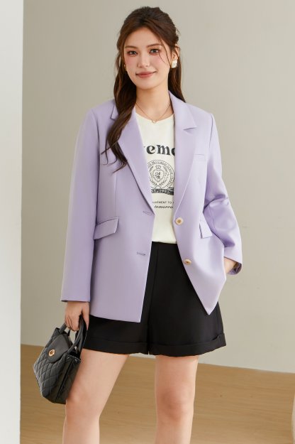 Double Button Notch Lapel Blazer DDW1953