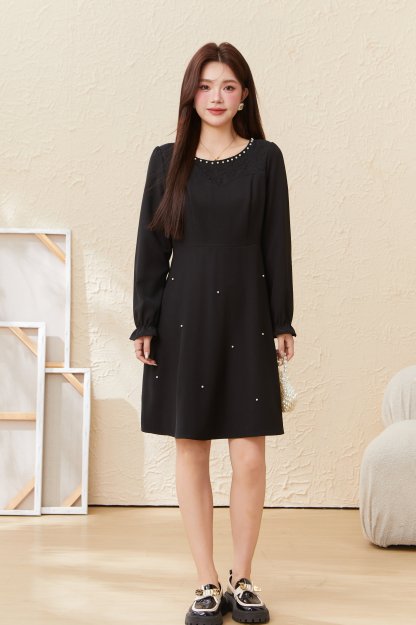 Beaded Slimming Dress EDQ5660