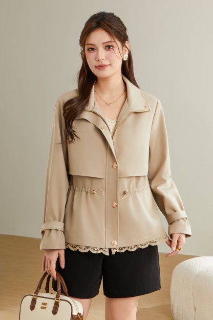 Lace patchwork waistcoat DDW2138