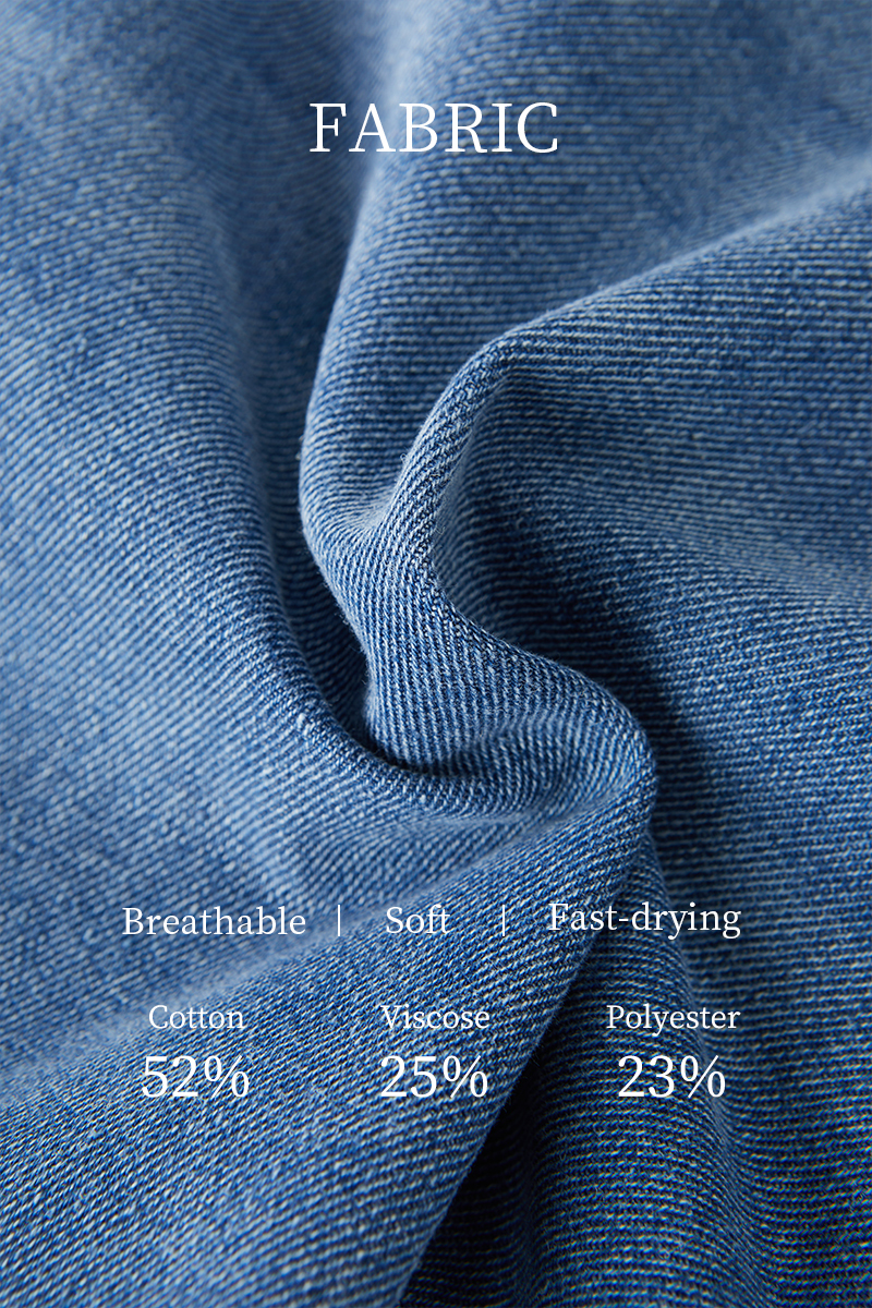 High Waist Slimming Denim Shorts Exk5055