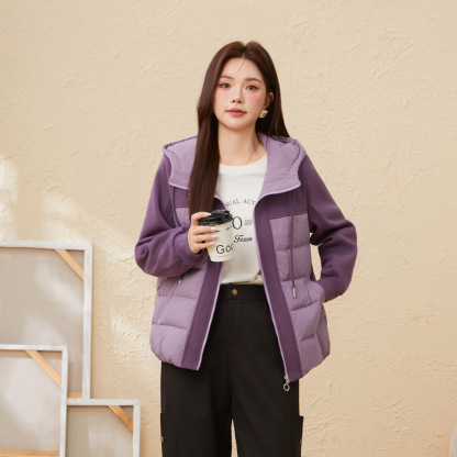 Sports casual Hooded Lightweight Down Jacket EDY5896N