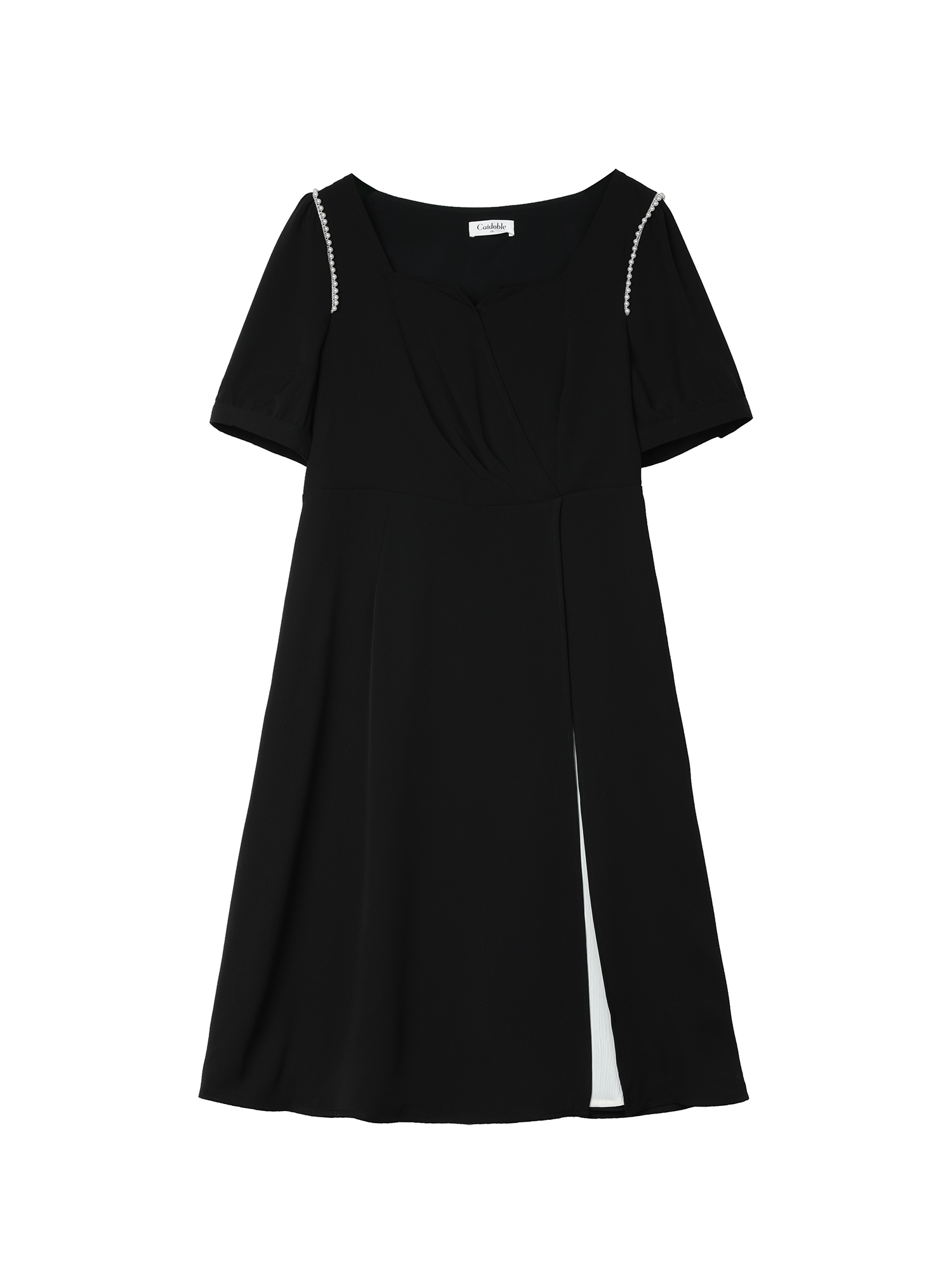 Bubble sleeve chic dress CXQ0615