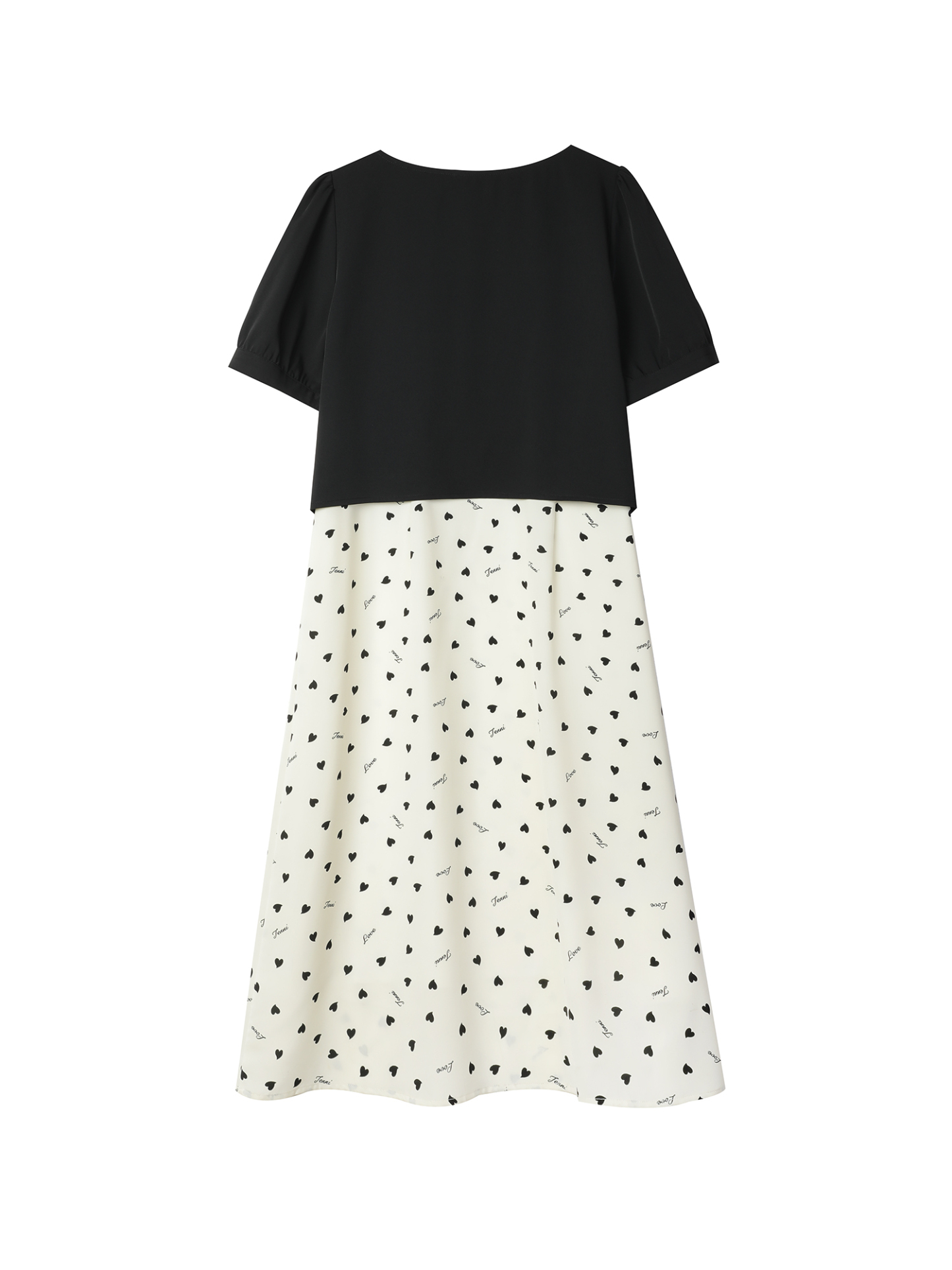 Fake Two-Piece Patchwork Dress CXQ0569