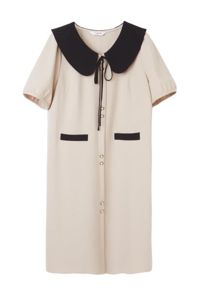 Doll Collar Tie Dress DXQ0725