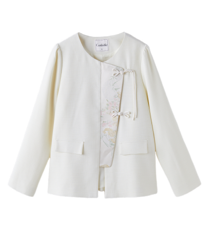 Chinese Style Chinese Knot Button Coat Ddw1963