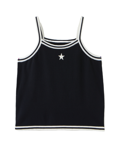 Embroidered Strap Vest DDMY2128