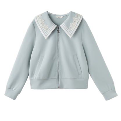 Lace collar jacket ECW2593