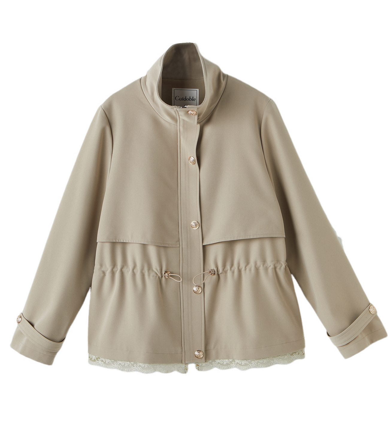 Lace patchwork waistcoat DDW2138