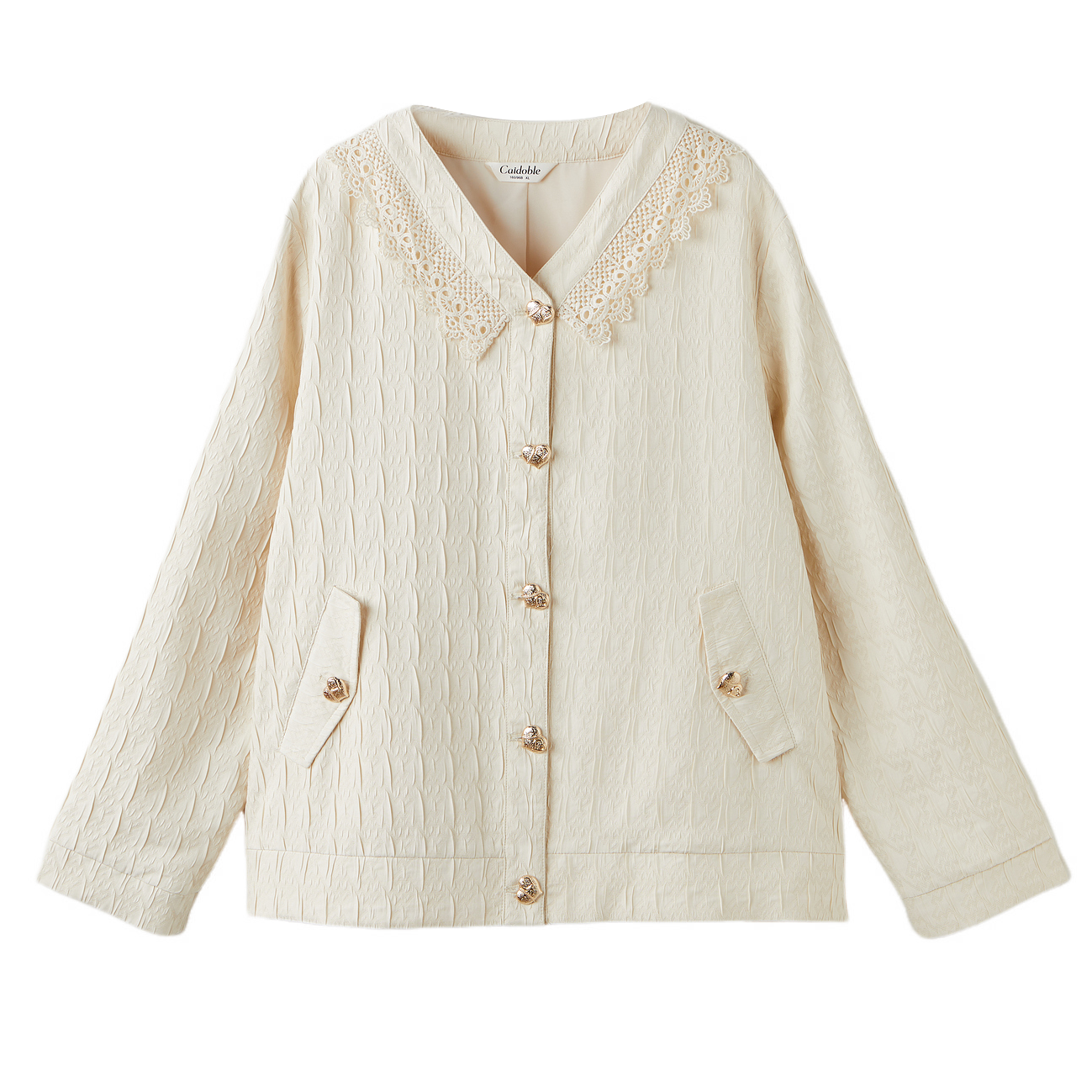 Lace V-neck Thin Jacket ECW2387