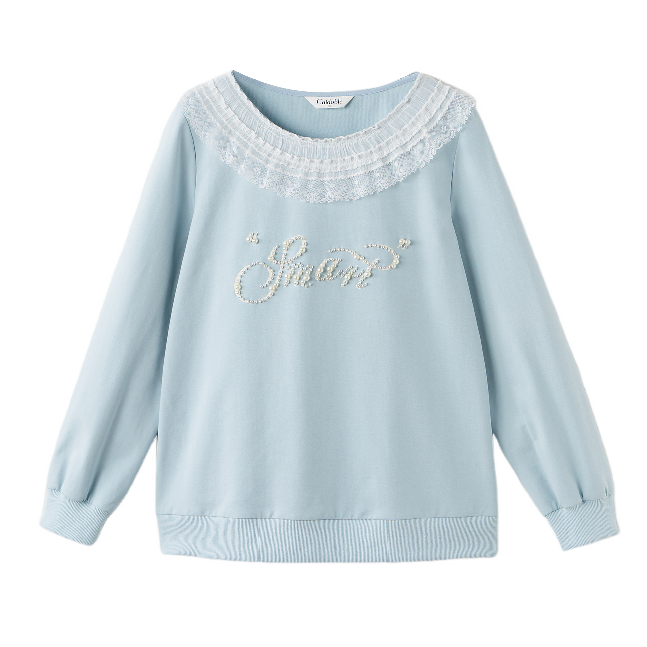 Printed Patchwork Lace T-Shirt Top ECZ2558