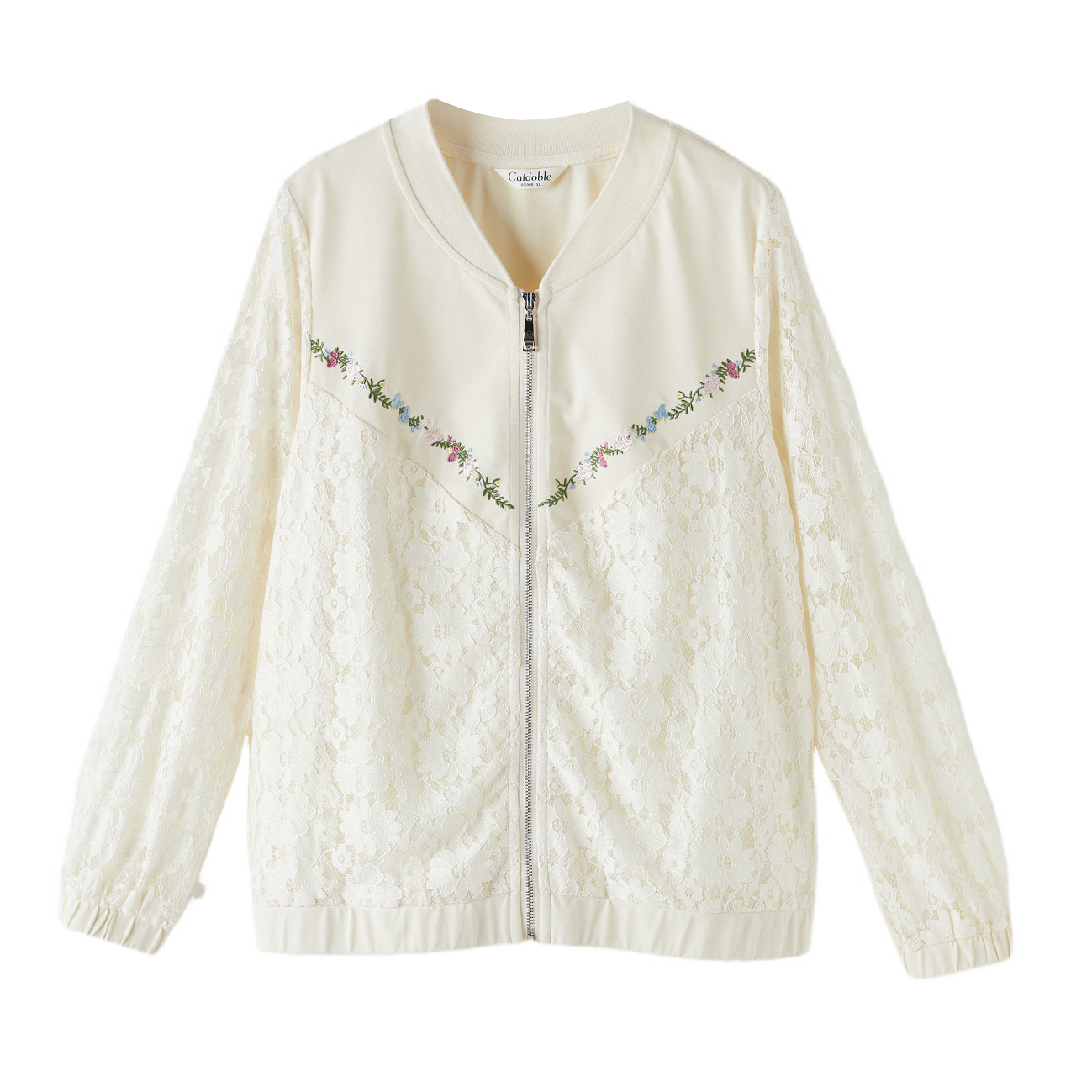 Lace patchwork jacket DDW1803