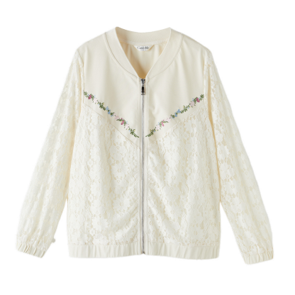 Lace patchwork jacket DDW1803