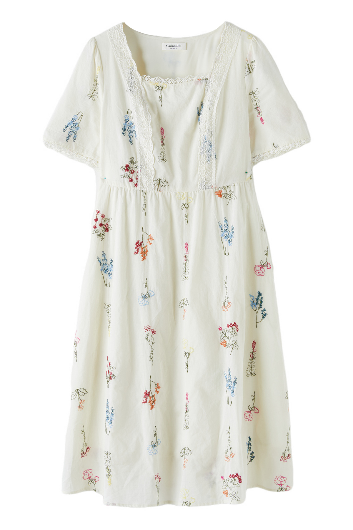 Embroidered Floral Dress DXQ1898