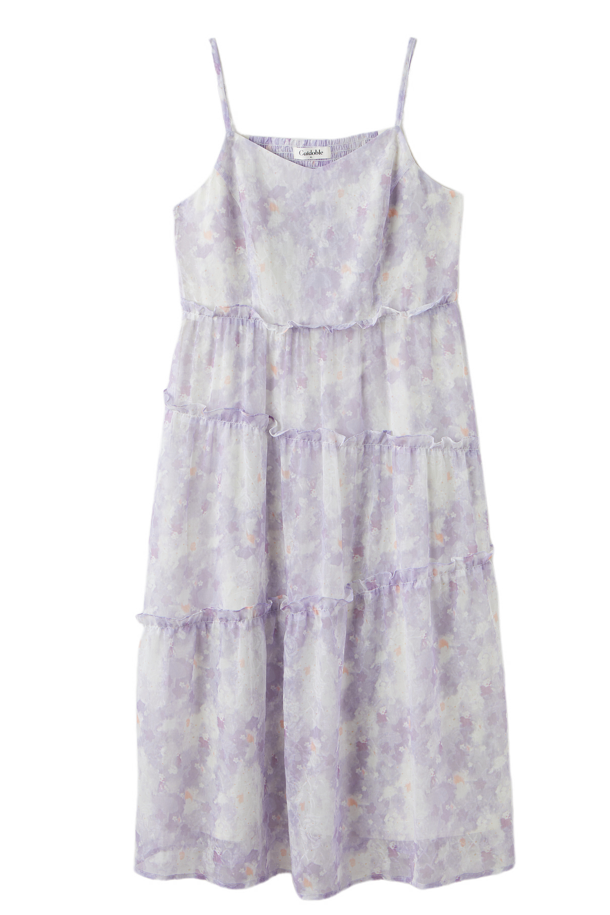 Floral suspender dress ECQ2586